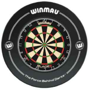 WINMAU Black Printed Dartboard Surround