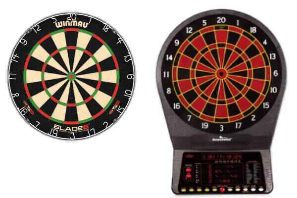 Winmau Blade 6 and Arachnid Cricket Pro 800 - darts setup
